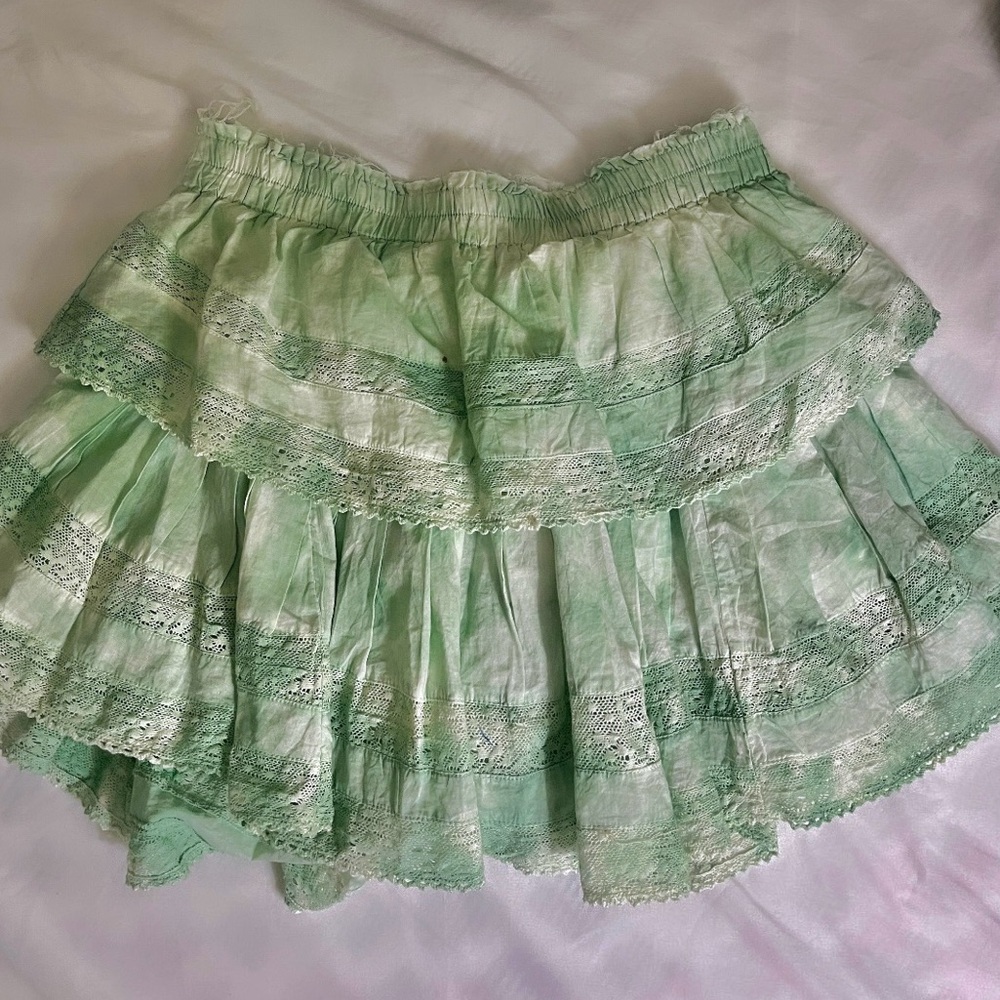 loveshackfancy skirt very good condition except for the small dot💚